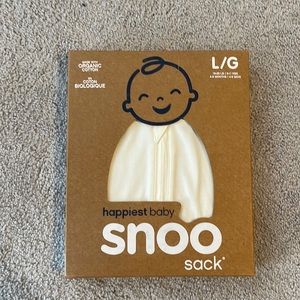 Happiest  Baby Snoo Sack Ivory Size L/G 12-25 lb 4-6 months